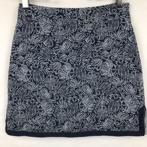 Vineyard Vines Skort Blue Brocade Style Sz 2